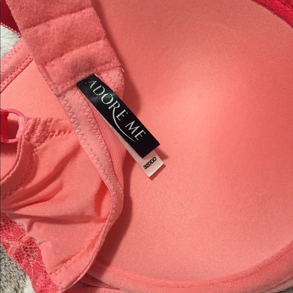ADOREME pink bra! Size 32DDD - Picture 3 of 3